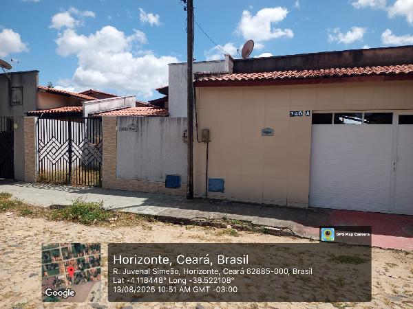 Casa em Horizonte, Pla Da Galileia, Rua Juvenal Semeao, N. 340, Casa B, CE. Área: 60.68m2
