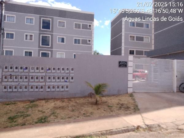 Apartamento em Águas Lindas de Goiás, Parque Da Barragem Setor 12, Rua 27a, N. Sn, Apto 401, Qd 62, Lt 15, Bl D, Cj B, GO. Área: 56.76m2