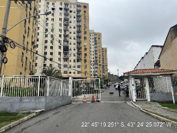 Apartamento em Belford Roxo, Areia Branca, Rua Carolina Ferreira, N. 192, Apto 604, Bl 02, Lt C, RJ. Área: 46.53m2