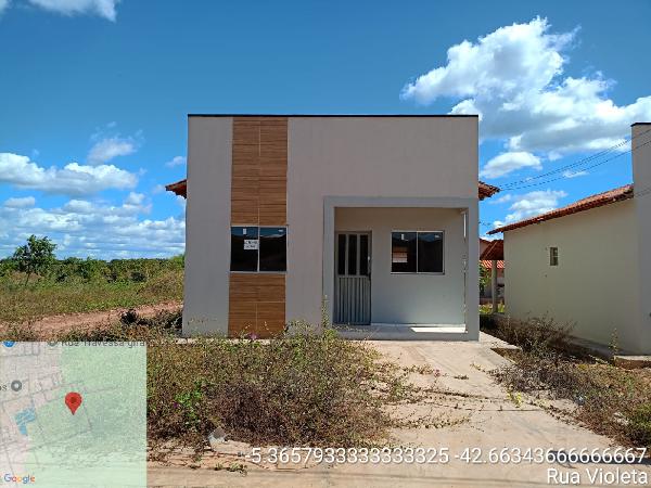 Casa em Demerval Lobão, Bairro Cidade Nova, Rua Elza Coutinho Melo, N. 380,, PI. Área: 54.4m2