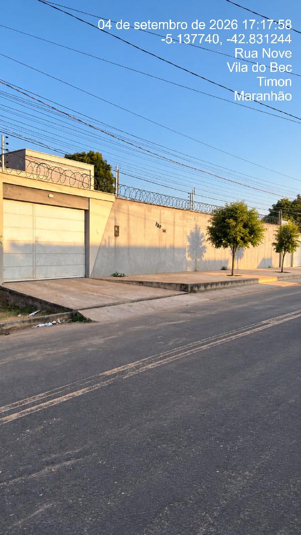 Casa em Timon, Vila Do Bec, Rua 09, N. 141, Quadra 08 Lt 11, MA. Área: 99.7m2