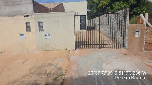 Casa em Pereira Barreto, Vila Carvalho, Rua Conselheiro Rui Barbosa, N. 476, Lt 16 Qd 5, SP. Área: 69.3m2