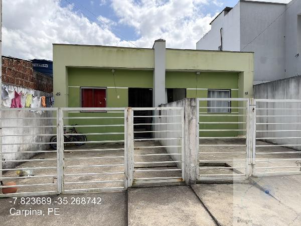 Casa em Carpina, Santo Antonio, Via Local 06, N. 49, Cs 01 Lt 27 Qd J, PE. Área: 48.25m2 Casa em Carpina, Santo Antonio, Via Local 06, N. 49, Cs 01 Lt 27 Qd J, PE. Área: 48.25m2