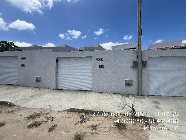 Casa em Horizonte, Vertente, Rua M, N. 185, Lt 02 Cs A, CE. Área: 66.15m2