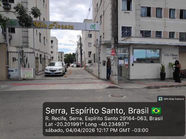 Apartamento em Serra, Jardim Limoeiro, Rua Recife, N. 141, Apto 307, Bl 05, ES. Área: 47.42m2