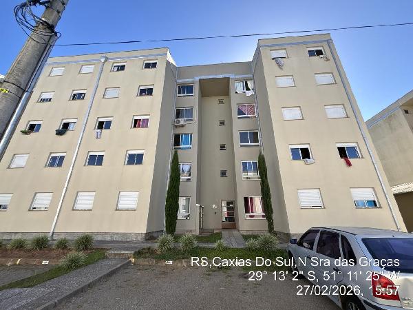 Apartamento em Caxias do Sul, Nossa Senhora Das Graças, Rua Dionysio Adami, N. 741, Apto 239, Bl J, Lt 04, Qd 6090, Vaga 94, RS. Área: 47.5m2