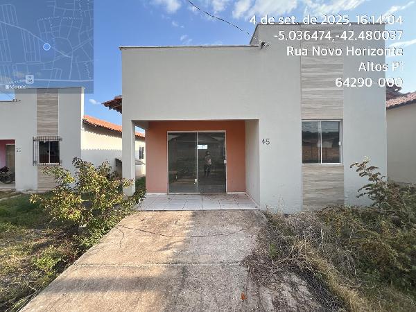 Casa em Altos, Buritizinho, Rua Projetada Ii, N. 181,, PI. Área: 54.4m2