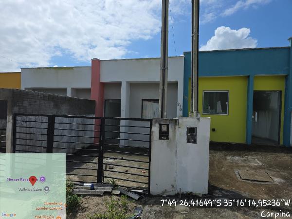 Casa em Carpina, Santo Antonio, Rua Tres, N. 210, Cs 01 Gpr Fresidence Via Local 03, PE. Área: 48.25m2