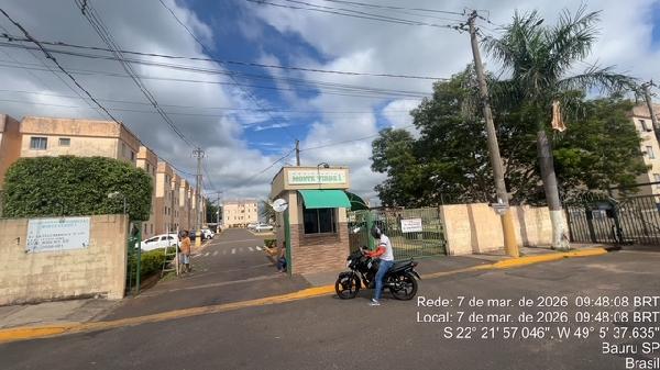 Apartamento em Bauru, Jardim Ouro Verde, Rua Dois, N. 1-22, Apto 622, Pav 2 Bl 6, SP. Área: 42.05m2