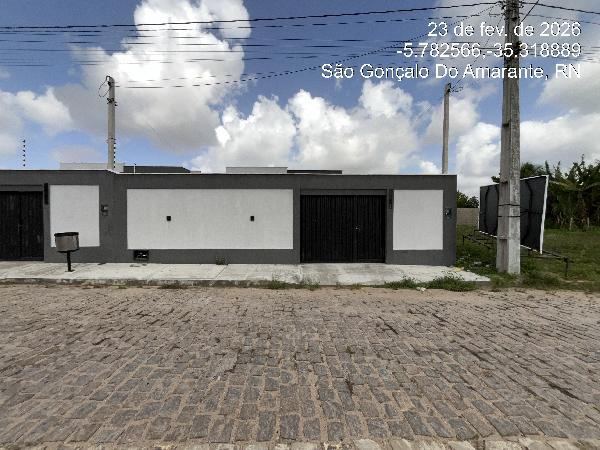 Casa em São Gonçalo do Amarante, Santo Antonio Do Potengi, R Helson Benevolo Xavier (Antiga R Projetada), N. 1151, Qd 08 Lt 353, RN. Área: 49.99m2
