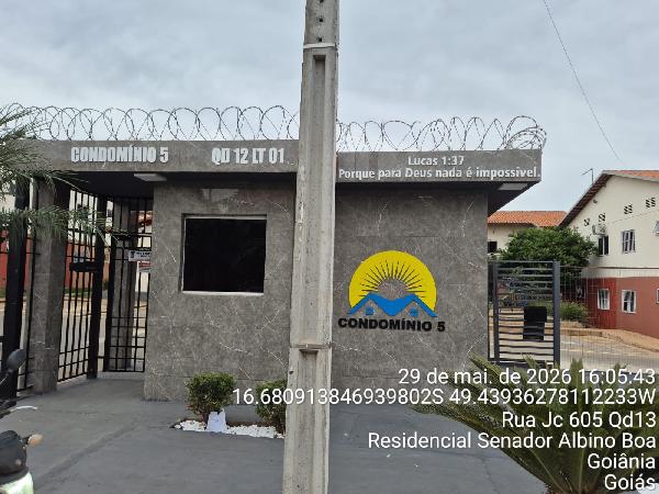 Apartamento em Goiânia, Residencial Jardins Do Cerrado 10, Rua Jc 605, N. 134, Apto 101, Lt 01 Qd Q12 Cond 5 Bl J, GO. Área: 43.34m2