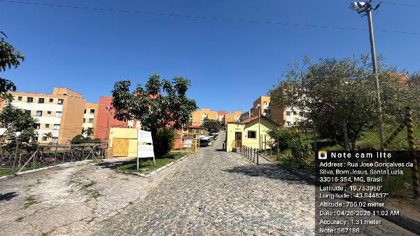 Apartamento em Santa Luzia, Bom Jesus, Avenida Jose Goncalves Da Silva, N. 163, Apto 404, Bl 13, MG. Área: 40.36m2