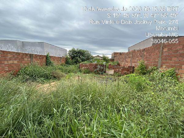 Terreno em Uberaba, Jardim Parque Das Oliveiras, R Joaquina Costa Ribeiro Dona Zica, N. Sn, Qd D Lt 04 Upg Morumbi, MG. Área: 200m2