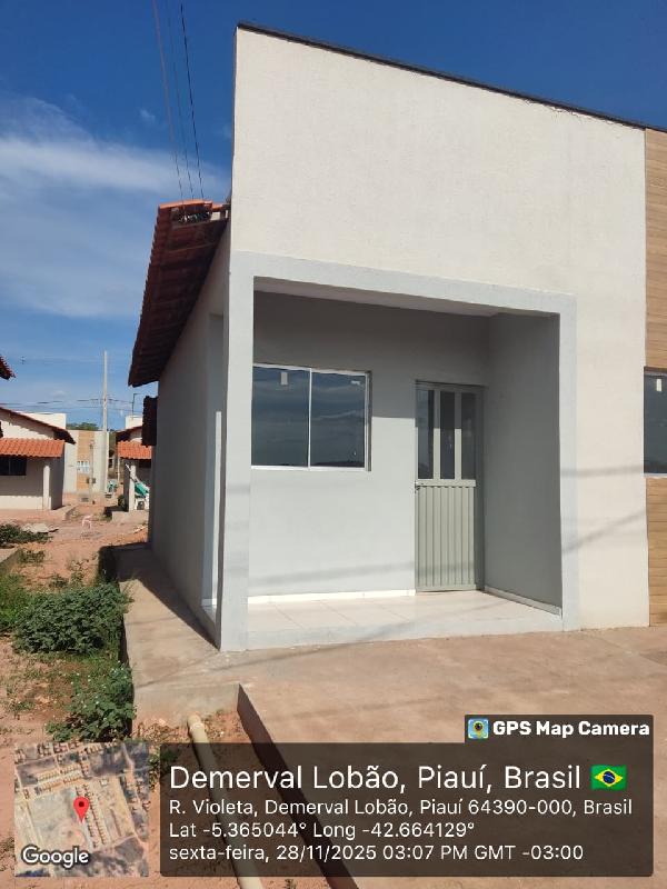 Casa em Demerval Lobão, Cidade Nova, Rua Violeta, N. 503,, PI. Área: 54.4m2