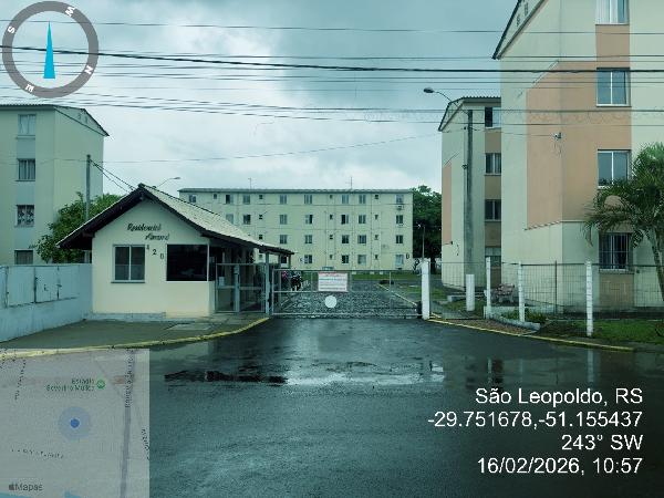 Apartamento em São Leopoldo, Campina, Rua Waldemiro Da Silva, N. 420, Apto 11, Bl J, Qd 1951,, RS. Área: 42.5m2