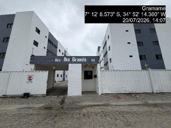 Apartamento em João Pessoa, Gramame, Rua Comerciante Waldemar Chaves, N. 43, Apto 111, Terreo Bl D, PB. Área: 47.36m2