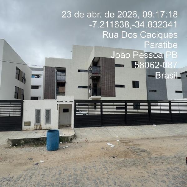 Apartamento em João Pessoa, Paratibe, Rua Dos Caciques, N. 189, Apto 202, 1° Andar, PB. Área: 38.07m2