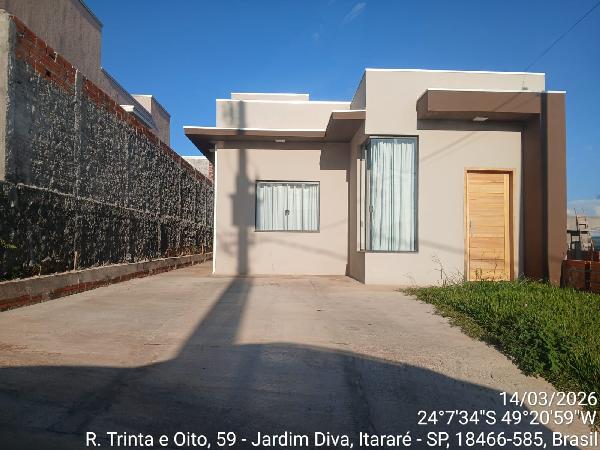 Casa em Itararé, Centro, Rua 37, N. Sn, Lt 09 Qd F1, SP. Área: 47.97m2