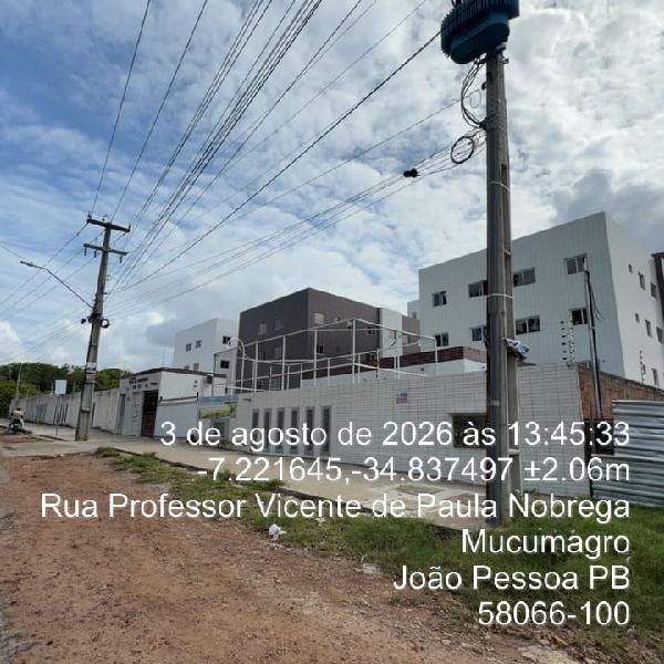 Apartamento em João Pessoa, Mucumagro, Rodovia Ministro Aberlardo Jurema Araujo Km 11.2, N. Sn, Apto 403, Bl D, PB. Área: 41.23m2