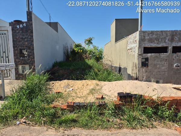 Terreno em Álvares Machado, Parque Residencial Uniao, Rua Vereador Jose Yuiti Higuti, N. Sn, Lt 11 Qd J, SP. Área: 125m2