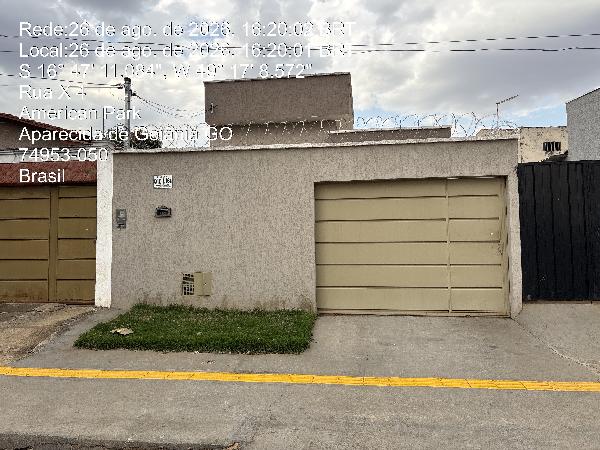 Casa em Aparecida de Goiânia, American Park, Quadra 10, N. Sn, Lt 16 B Rua X 4, GO. Área: 102.68m2