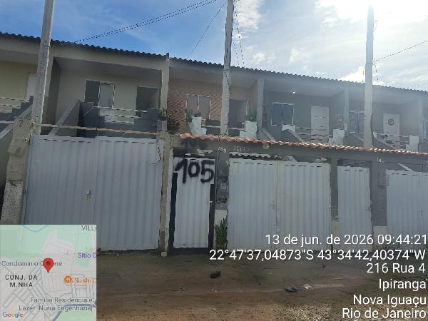 Apartamento em Nova Iguaçu, Ipiranga, Rua Quatro, N. 262, Apto 105, Parte Lt 12 Qd L, RJ. Área: 42.45m2