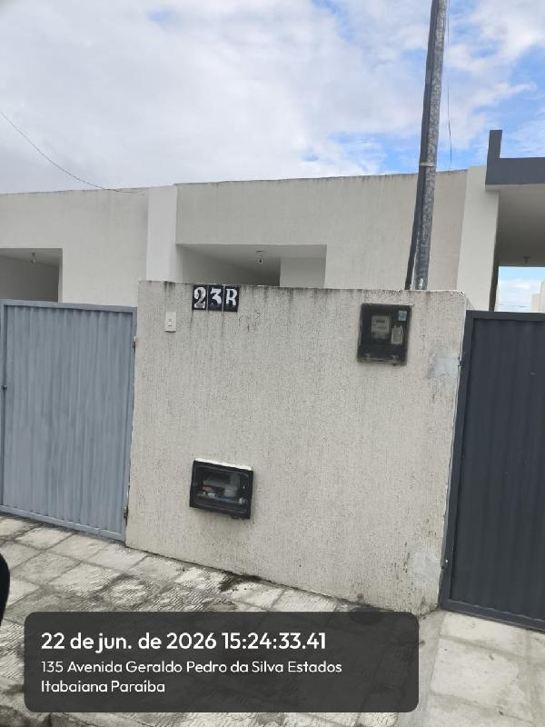 Casa em Itabaiana, Dos Estados, Rua Alagoas, N. 23b, Lote 11 Quadra 15, PB. Área: 46.17m2
