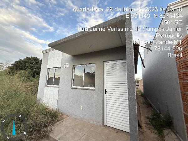 Casa em Várzea Grande, Petropolis, Rua Jaime Verissimo De Campos Jr., N. 371, Area 04b, MT. Área: 52.17m2