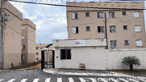 Apartamento em Bauru, Jardim Da Grama, Rua Sao Sebastiao, N. 14-40, Apto 0, 1º Andar Nº 14 Bloco 08, SP. Área: 46.19m2