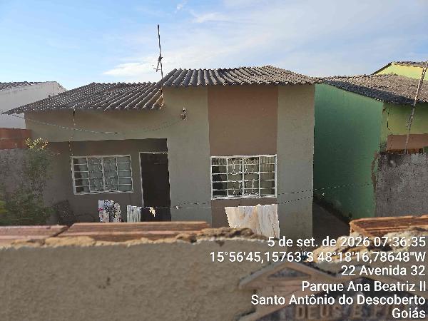Casa em Santo Antônio do Descoberto, Jardim Ana Beatriz Ii, Rua 22, N. Sn, Lt 10h Qd 190a, GO. Área: 61.9m2