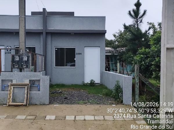 Casa em Tramandaí, Nova Tramandai Plano B (nova Tramandai), Rua Santa Catarina, N. 2384, Cs 01 St 117 Lt 25a Qd 107, RS. Área: 48.45m2