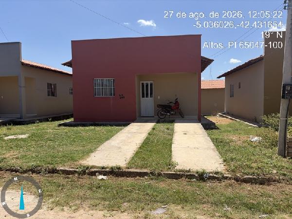Casa em Altos, Bairro Sao Sebastiao, Rua 01, N. 285, Lt 02 Qd E Res Primavera Iv, PI. Área: 60.9m2