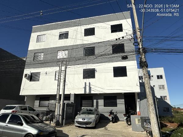 Apartamento em Alvorada, Jardim Algarve, Rua Tabeliao Cicero Pereira Baptista, N. 342, Apto 403, Lt 2 Qd E4a, RS. Área: 28.3m2