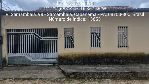 Casa em Capanema, Samambaia, Travessa Jair Bernardino, N. Sn, Lote 10 Quadra 041 Rua Projetada F, PA. Área: 69.97m2
