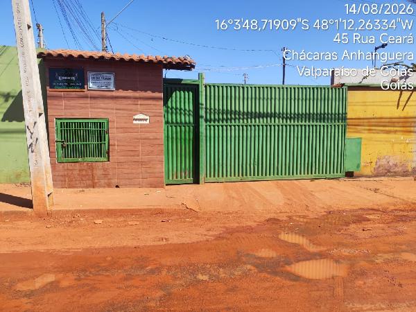 Casa em Valparaíso de Goiás, Chacaras Anhanguera, Rua Ceará, N. Sn, Cs 33 Modelo A Lt 07 Qd 25, GO. Área: 51.22m2