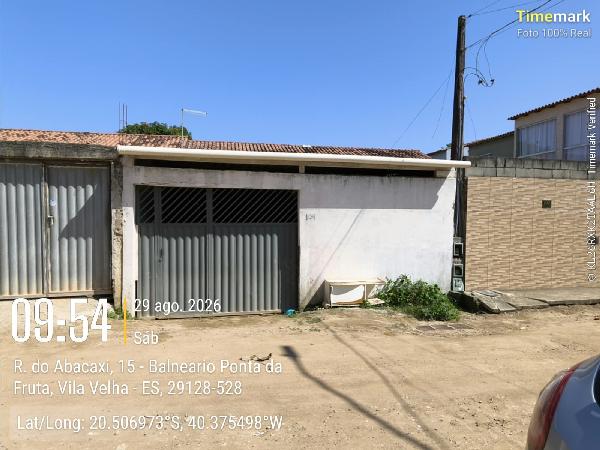 Casa em Vila Velha, Balneario Ponta Da Fruta, Rua Do Abacaxi, N. Sn, Cs A Lt 09 Qd 76, ES. Área: 49.2m2