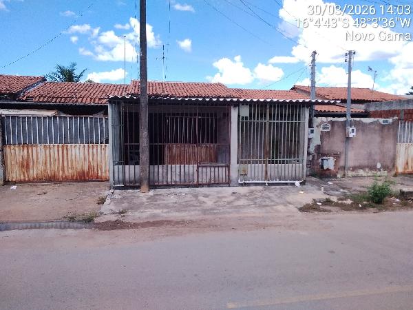Casa em Novo Gama, Loteamento Lunabel 3b, Quadra  6, N. Sn, Lt 3-A Rua Kiko, GO. Área: 53.51m2