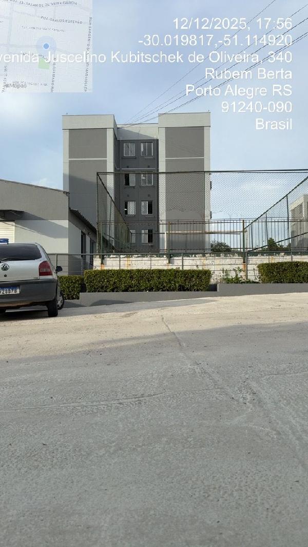 Apartamento em Porto Alegre, Jardim Leopoldina, Avenida Juscelino Kubitschek De Oliveira, N. 440, Apto 401, L 01, Bl L, RS. Área: 38.34m2