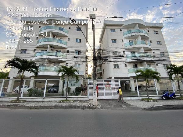 Apartamento em São Gonçalo, Colubande, Avenida Jose Mendonca De Campos, N. 518, Apto 504, Bl 04 Lt A, RJ. Área: 63.62m2