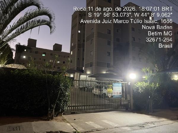 Apartamento em Betim, Laranjeiras, Avenida Juiz Marco Tulio Isaac, N. 9285, Apto 501, Bl 03 Vg 109, MG. Área: 45.63m2