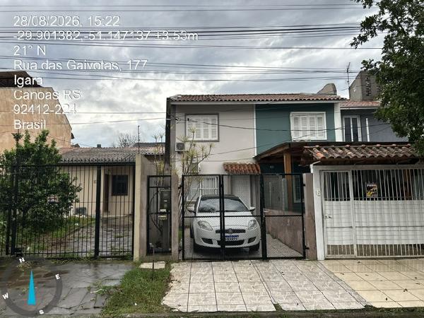 Casa em Canoas, Igara, Rua Das Gaivotas, N. 192, Cs 01, RS. Área: 68m2