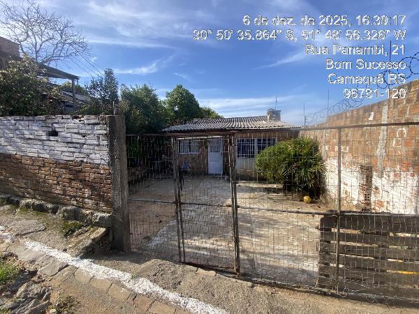 Casa em Camaquã, Bom Sucesso, Rua Panambi, N. 103, Lt 488, RS. Área: 90.96m2