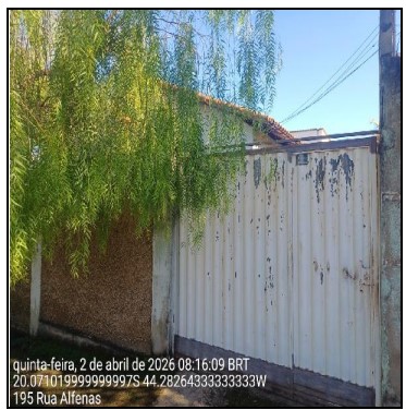 Casa em Igarapé, Resplendor, Rua Alfenas, N. 195,, MG. Área: 66.53m2