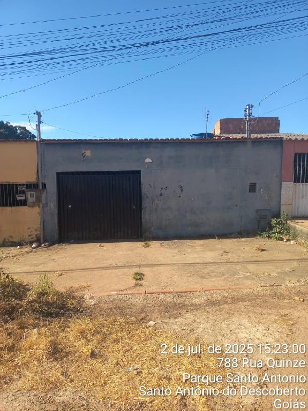 Casa em Santo Antônio do Descoberto, Parque Santo Antonio, Quadra 10, N. S/N, Lt 08, Rua 04, GO. Área: 60.47m2