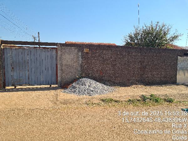 Casa em Cocalzinho de Goiás, Lot Girassol, Rua X, N. Sn, Lt 04, Qd 13, GO. Área: 47.5m2