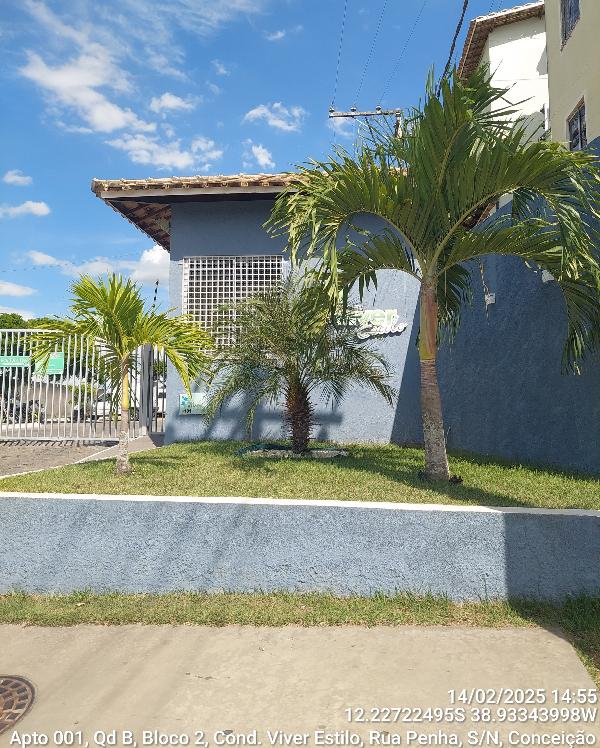 Apartamento em Feira de Santana, Conceicao, Rua Da Penha, N. Sn, Apto 001, Bl 02 Quadra B, BA. Área: 43.58m2