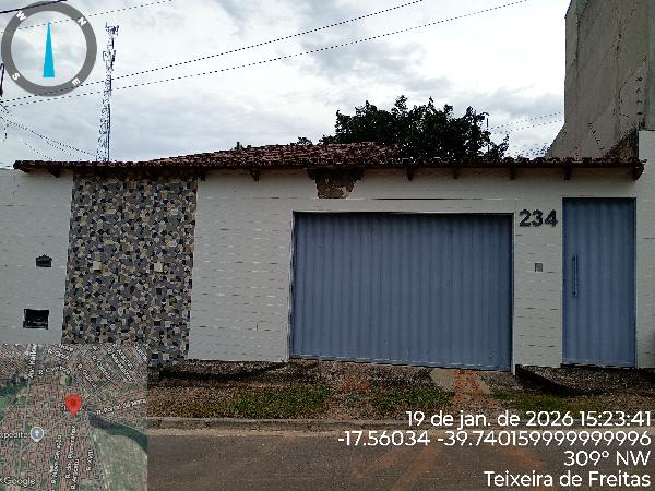 Casa em Teixeira de Freitas, Kaikan Sul, Rua Dos Pomeranos, N. 234, Lt 10 Qd 38, BA. Área: 65.89m2