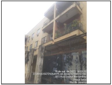 Apartamento em Rio de Janeiro, Praca Seca, Rua Doutor Bernardino, N. 848, Apto 202, RJ. Área: 66m2