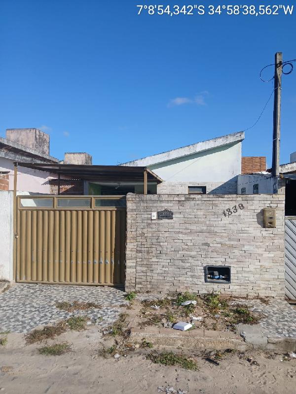 Casa em Santa Rita, Portal De Tibiri, Rua Manuel Alves Das Costa, N. 183, Cs 102 Qd 06 Lt 161, PB. Área: 67.41m2