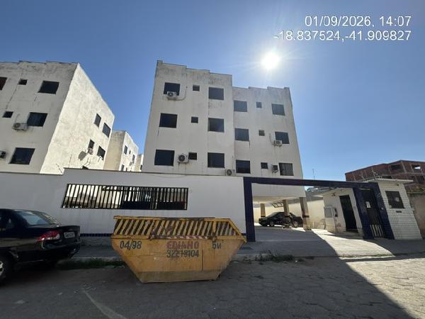 Apartamento em Governador Valadares, Santos Dumont, Rua Vinte E Um, N. 133, Apto 2105, Bl 02 Lts 11 12 13 Qd 27, MG. Área: 59.97m2